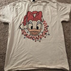 Comfort Colors/Gildan Disney Christmas Daisy Tshirt (Lot of 2)